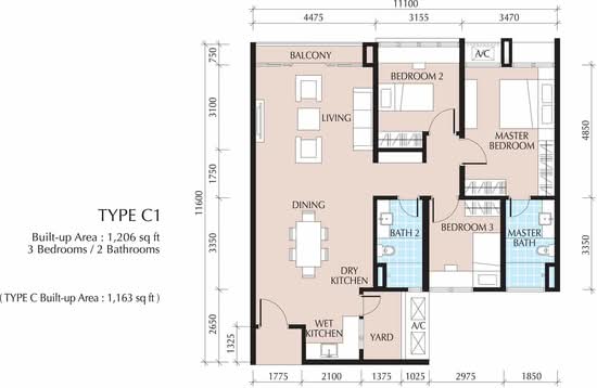 Epic Residence - Floor Plan - iProperty.com.my
