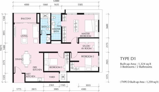 Epic Residence - Floor Plan - iProperty.com.my