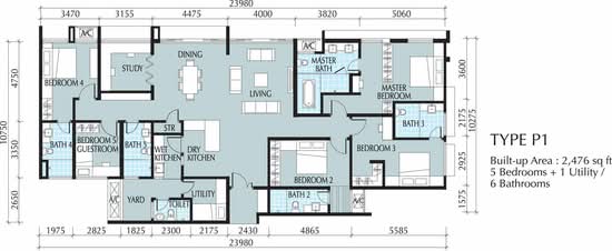 Epic Residence - Floor Plan - iProperty.com.my