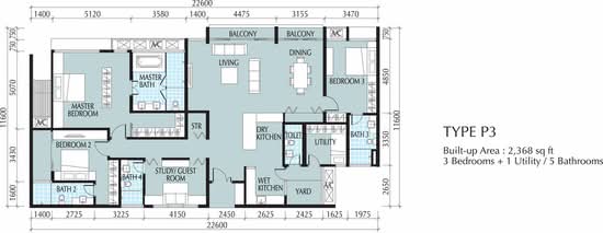 Epic Residence - Floor Plan - iProperty.com.my