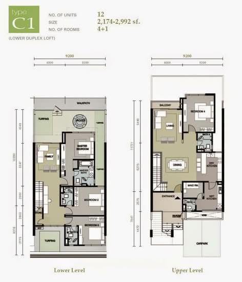 The Address Duplex Loft - Floor Plan - iProperty.com.my