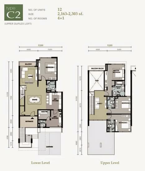 The Address Duplex Loft - Floor Plan - iProperty.com.my