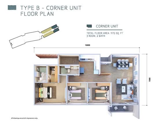 Riverside Residence - Floor Plan - iProperty.com.my