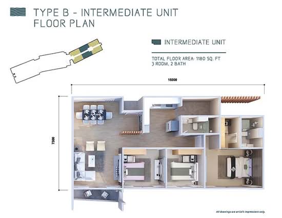 Riverside Residence - Floor Plan - iProperty.com.my