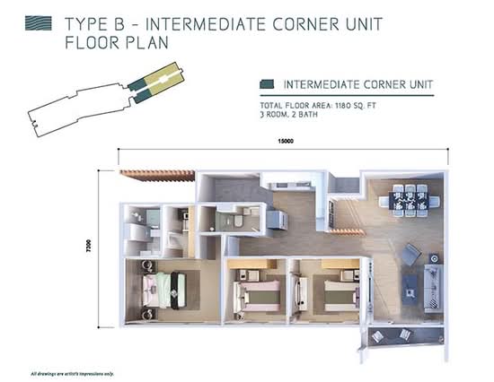 Riverside Residence - Floor Plan - iProperty.com.my