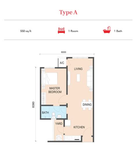 Tangerine Suites - Floor Plan - iProperty.com.my