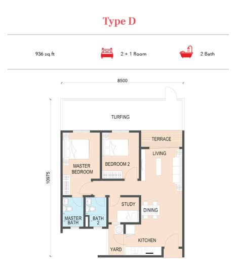 Tangerine Suites - Floor Plan - iProperty.com.my