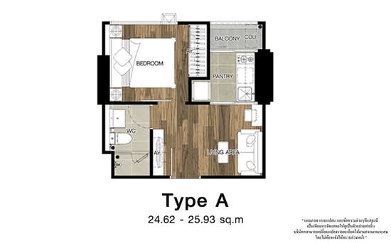 The Clev Riverline Chaophraya-Wongsawang : เดอะ เคลฟ ริเวอร์ไลน์ เจ้าพระยา-วงศ์สว่าง - Floor Plan