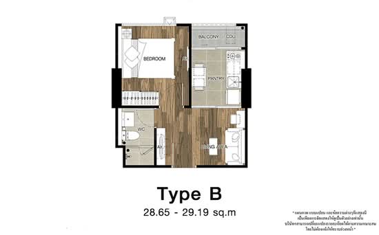 The Clev Riverline Chaophraya-Wongsawang : เดอะ เคลฟ ริเวอร์ไลน์ เจ้าพระยา-วงศ์สว่าง - Floor Plan