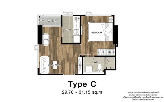 The Clev Riverline Chaophraya-Wongsawang : เดอะ เคลฟ ริเวอร์ไลน์ เจ้าพระยา-วงศ์สว่าง - Floor Plan