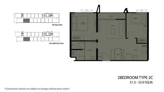 The Key Rama 3 - Floor Plan