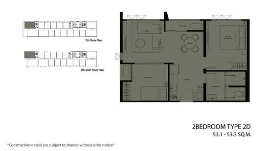 The Key Rama 3 - Floor Plan
