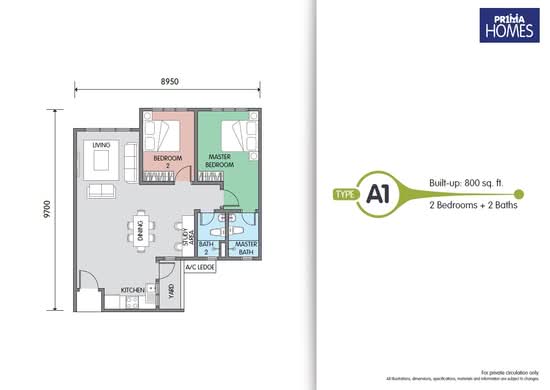 Residensi Kajang (PR1MA @ Kajang) - Floor Plan - iProperty.com.my