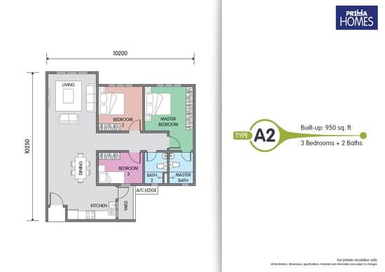 Residensi Kajang (PR1MA @ Kajang) - Floor Plan - iProperty.com.my