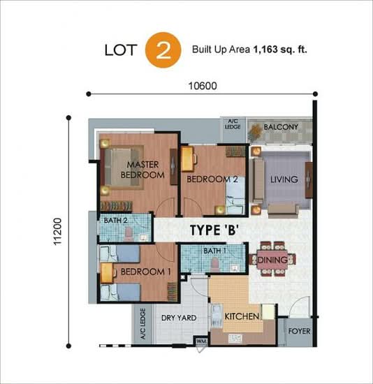 Utama South Condominium - Floor Plan - iProperty.com.my