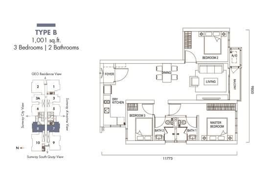 Sunway GeoLake Residences - Floor Plan - iProperty.com.my