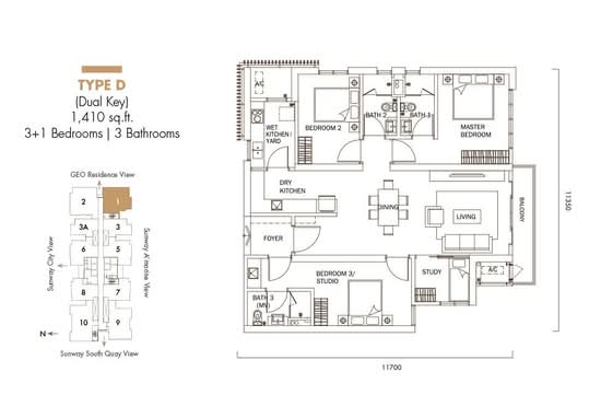 Sunway GeoLake Residences - Floor Plan - iProperty.com.my