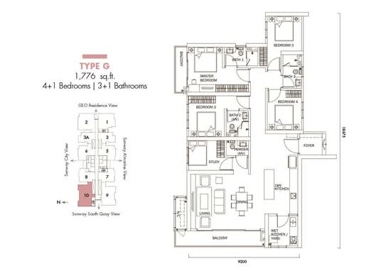 Sunway GeoLake Residences - Floor Plan - iProperty.com.my