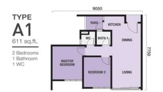 The Birch - Floor Plan - iProperty.com.my
