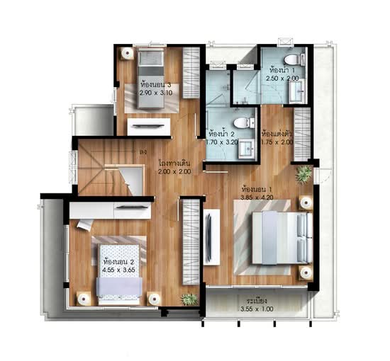 Setthasiri Chaengwattana-Prachachuen : เศรษฐสิริ แจ้งวัฒนะ-ประชาชื่น - Floor Plan
