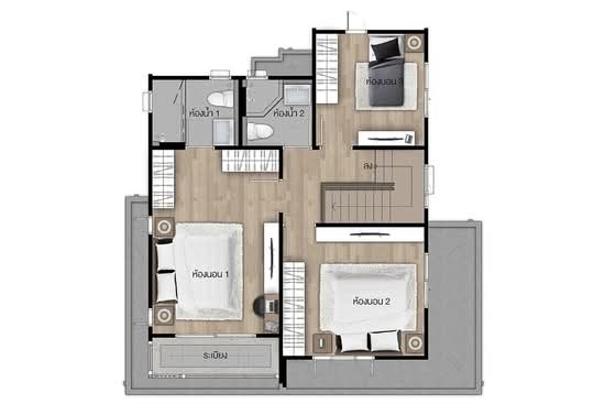Saransiri Ratchaphruek-Chaengwattana - Floor Plan