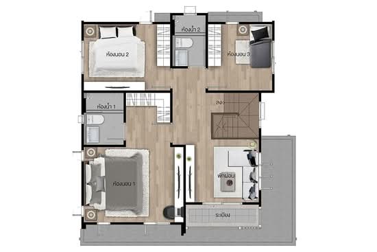 Saransiri Ratchaphruek-Chaengwattana - Floor Plan