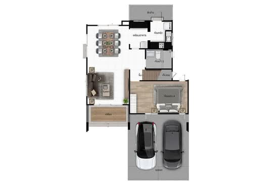 Saransiri Ratchaphruek-Chaengwattana - Floor Plan