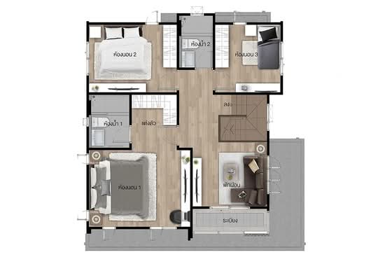 Saransiri Ratchaphruek-Chaengwattana - Floor Plan