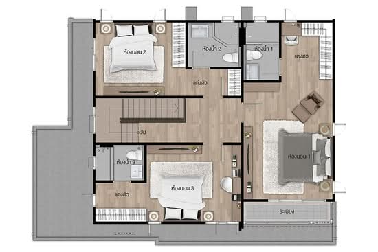 Saransiri Ratchaphruek-Chaengwattana - Floor Plan
