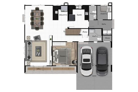 Saransiri Ratchaphruek-Chaengwattana - Floor Plan