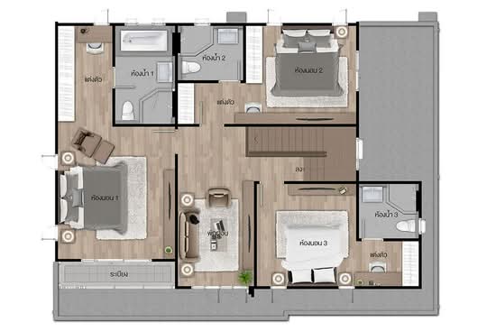 Saransiri Ratchaphruek-Chaengwattana - Floor Plan