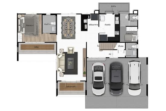 Saransiri Ratchaphruek-Chaengwattana - Floor Plan