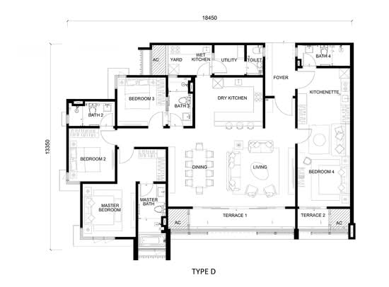 The Alcove @ The Glades - Floor Plan - iProperty.com.my