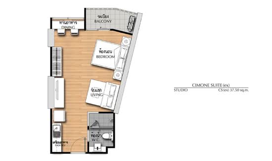 Supalai Monte at Viang : ศุภาลัย มอนเต้ แอท เวียง - Floor Plan
