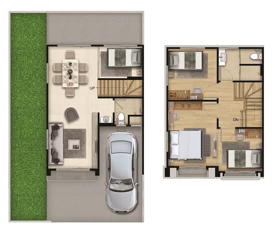 Pruksa Ville Phaholyothin-Ramintra : พฤกษาวิลล์ พหลโยธิน-รามอินทรา - Floor Plan