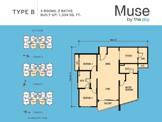 Muse By The Sky - Floor Plan - iProperty.com.my