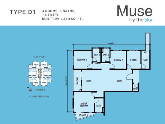 Muse By The Sky - Floor Plan - iProperty.com.my