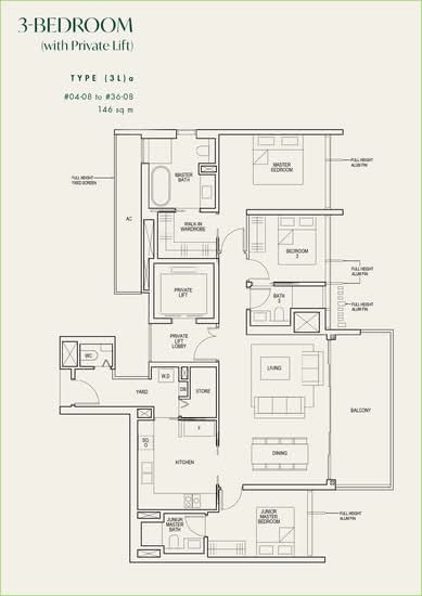 The Avenir - Floor Plan