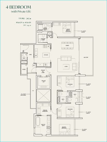 The Avenir - Floor Plan