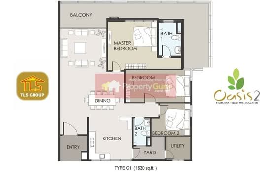 Oasis 2 Residence - Floor Plan - iProperty.com.my