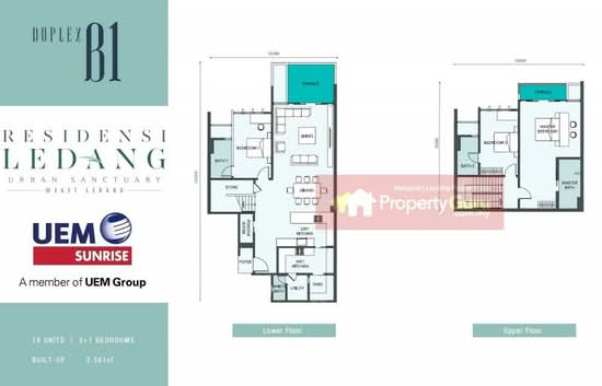 Residensi Ledang - Floor Plan - iProperty.com.my