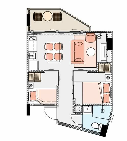 Mantra Condominium : มันตรา คอนโดมิเนียม - Floor Plan