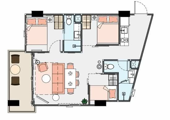 Mantra Condominium : มันตรา คอนโดมิเนียม - Floor Plan