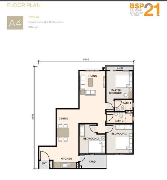 Service Residence for Sale at BSP 21 - Richard Tan - PropertyGuru.com.my
