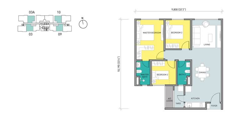 Service Residence for Sale at Residensi Ava @ Kiara Bay - KS Chia - Type B - PropertyGuru.com.my