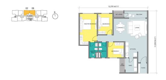 Residensi Ava @ Kiara Bay - Floor Plan - iProperty.com.my