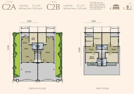 M Residence 2 - Caspia &amp; Dalea - Floor Plan - iProperty.com.my