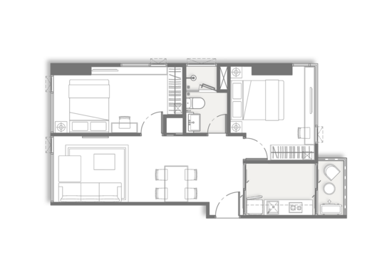 Mayfair Place Victory Monument : เมย์แฟร์ เพลส อนุสาวรีย์ชัยฯ - Floor Plan