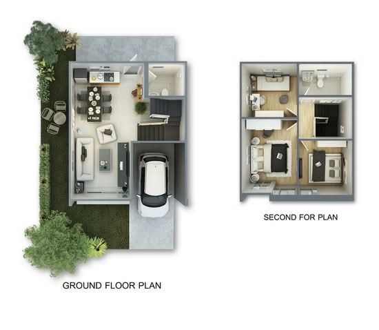 Baan Pruksa Ratchaphruek - 345 : บ้านพฤกษา ราชพฤกษ์ - 345 - Floor Plan
