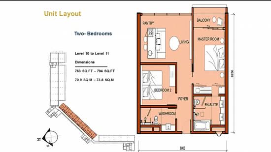 Impiana Residences Cherating - Floor Plan - iProperty.com.my